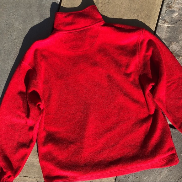 Y2K Gorpcore Red Quarter Zip Fleece - Picture 8 of 8